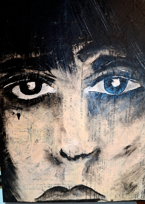 Beverly Mixed Media Original 12x12
