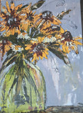 Golden Hour Gathering Mixed Media Acrylic Original (24x18)