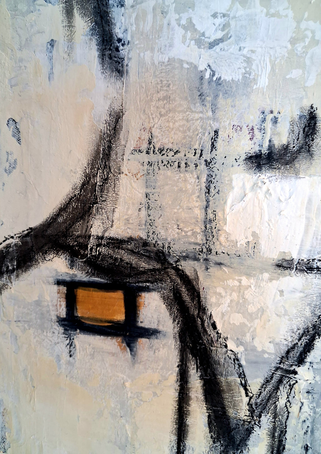 Quiet Resolve Mixed Media Original (24x16)