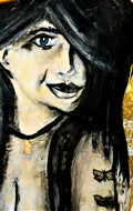 In Plain Sight Mixed Media Art Original (16x20) Un framed