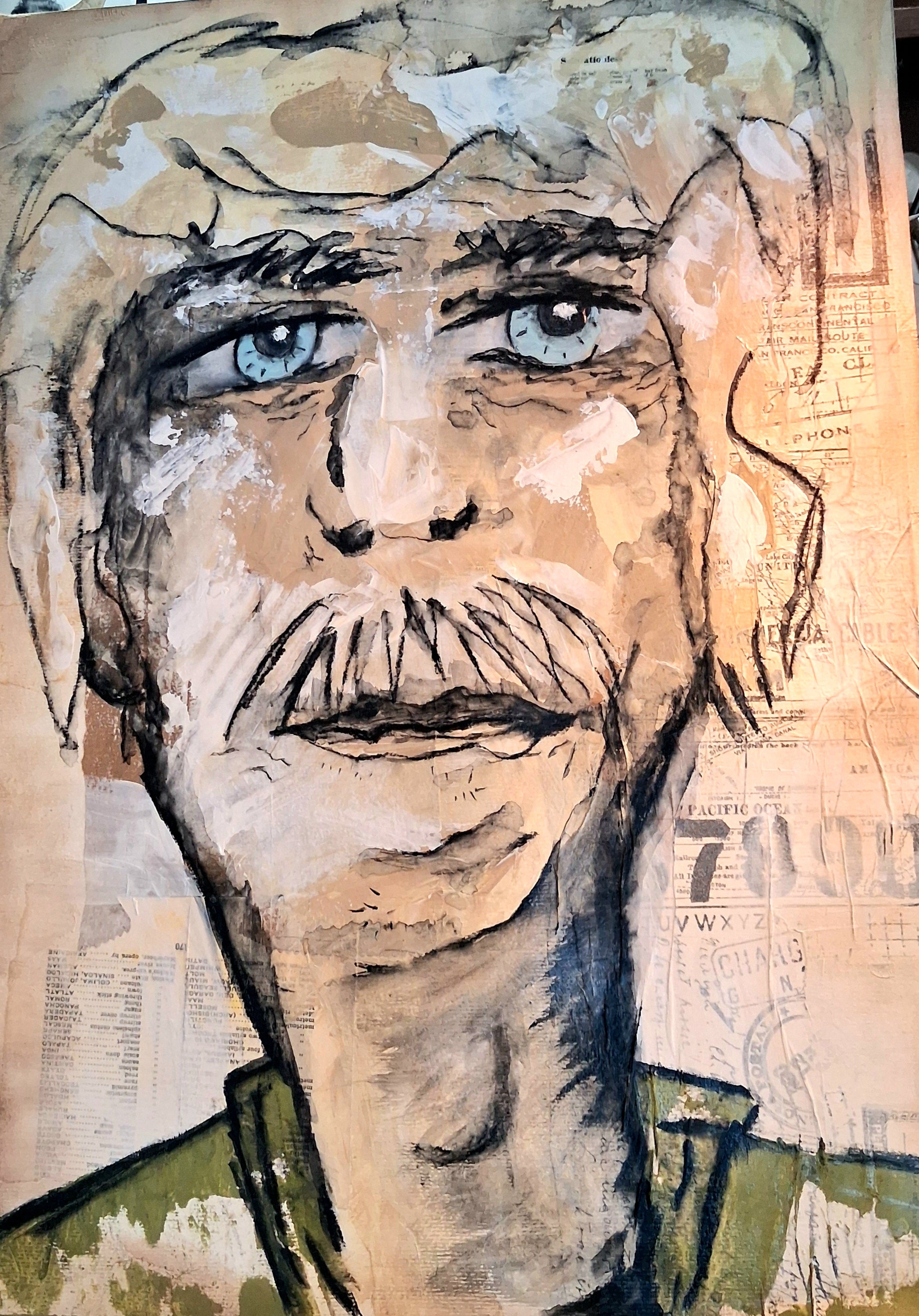 The Last Witness Mixed Media Original